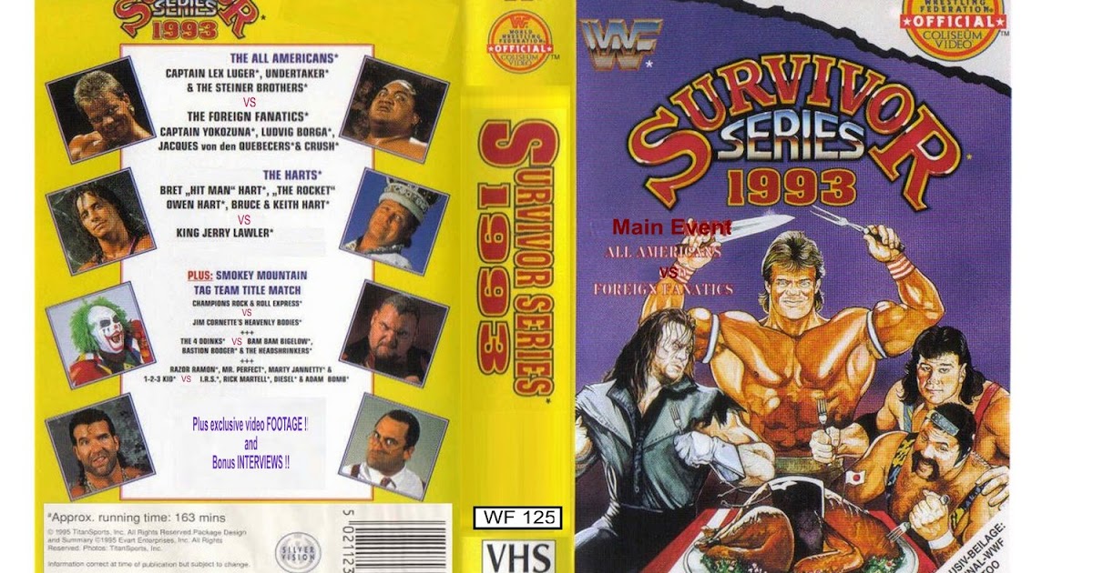 The Wrestling Reviewer WWF Survivor Series 1993  November 1993